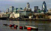 City View, Across the Thames to the City of London