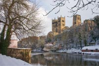 Durham Cathedral in winter