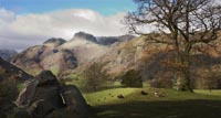 Looking along the Langdale Valley