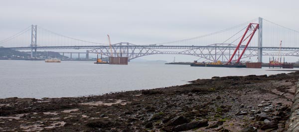 view of Forth Bridges from Society Road