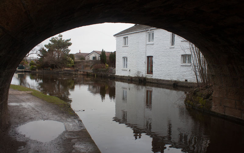 Lancaster Canal towpath, Hest Bank