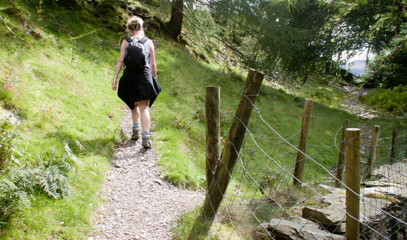 path leading up Castle Crag