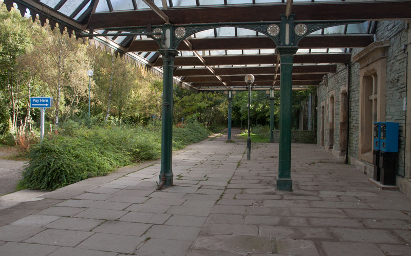 Former railway station platform, Keswick.