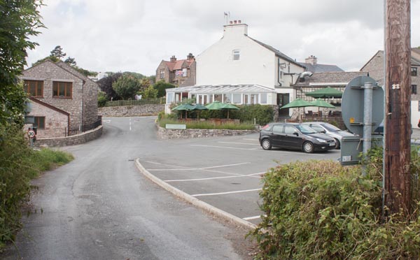 Jack Hill,looking towrds the Pheasant Inn, Allithwaite