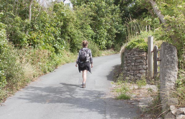 Jack Hill,walking away from Allithwaite