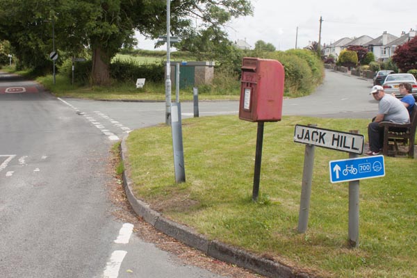 junction of Jack Hill, Holme Lane and Kirkhead Road