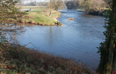 confluence of Rivers Ribble and Hodder