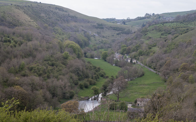 view up the River Wye from Monsal Head
