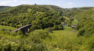 view from Monsal Head, Derbyshire