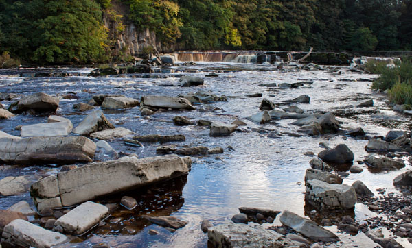 weir on the River Swale at Richmond