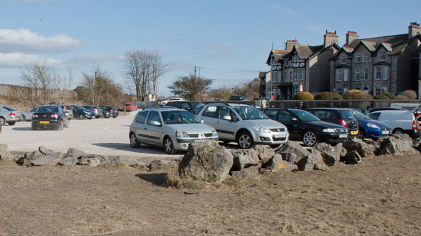 car park at Arnside