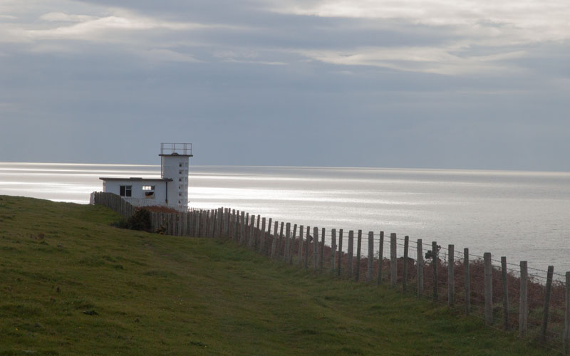 former foghorn building, St Bees Head