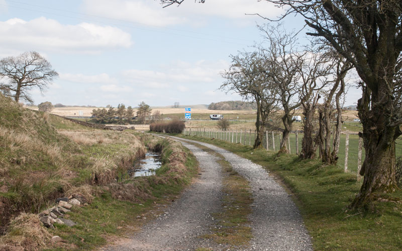 track near M6 junction 38