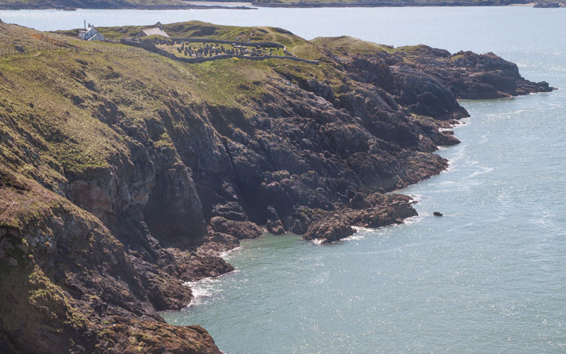 the Anglesey Coastal Path between Porth Llanlleiana and Llanbadrig