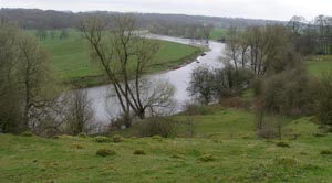 view back to River Ribble