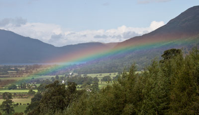 rainbow over Bassenthwaite