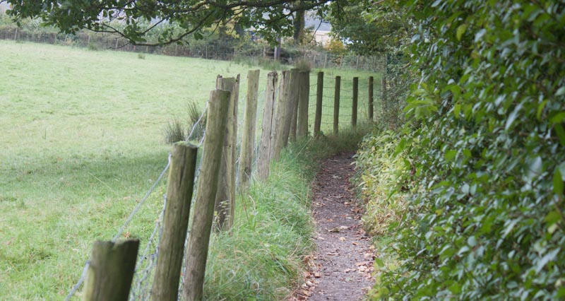 footpath alongside Brundholme Road, Keswick