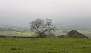 Low cloud over the Bowland fells
