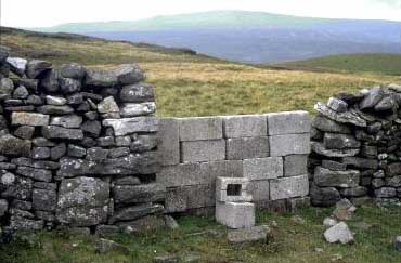 [photograph: Gavel Gap - the end of the Ribble Way]