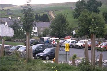 [photograph: car park at Horton in Ribblesdale]