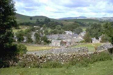 [photograph showing Stainforth village]