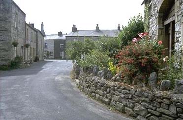 [photograph showing buildings in Stainforth village]