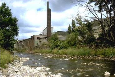 [photograph showing Langcliffe Paper Mill]